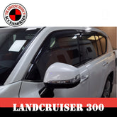 Luxury Weather Shields Weathershields Window Visor for Landcruiser 300 2021+